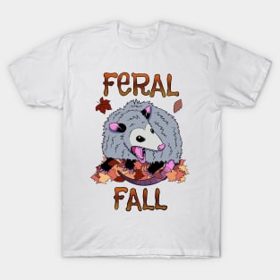 Feral Fall Opossom T-Shirt